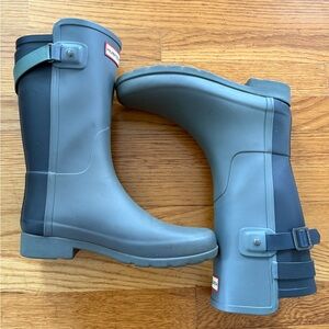 Hunter Grey Rain Boots